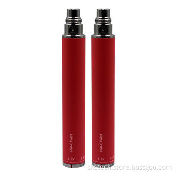 eGo-cigarette Twist Batteries, OEM Orders are Welcome, 3.3v-4.8v, Inexpensive, High Quality
